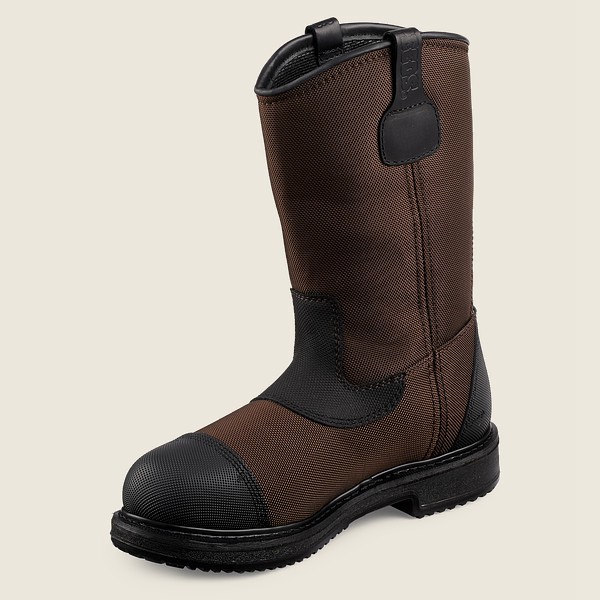 Botas de Seguridad Red Wing Hombre Marrom Oscuro - Maxbond - 12-Inch Waterproof Toe Pull-On - 348-ZJ